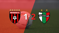 palestino gano en la ida  y queda con ventaja