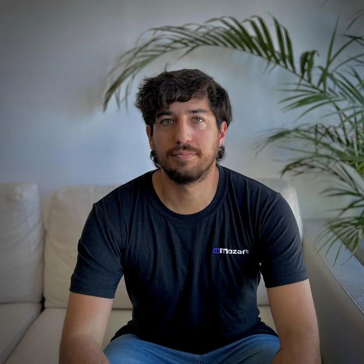 Christian Valdomir, CEO y fundador de la startup Mozart. Christian Valdomir, CEO y fundador de la startup Mozart.