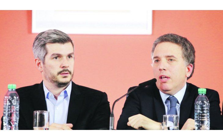 ámbito.com | Anuncios. Los hicieron el jefe de Gabinete, Marcos Peña, y el ministro de Hacienda, Nicolás Dujovne.