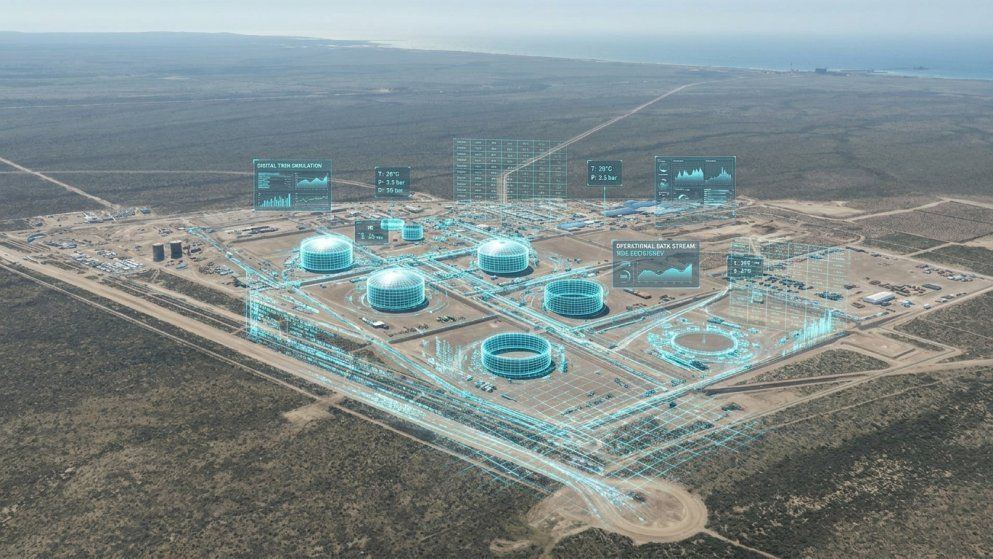 La aplicación más amplia de la digitalización presentada por Siemens está vinculada con el desarrollo de infraestructura de transporte de crudo. La compañía trabaja en soluciones de ingeniería y gemelo digital relacionadas con el proyecto VMOS﻿.