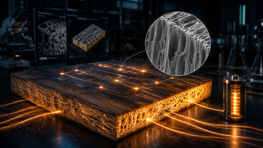 La nueva “madera solar” desarrollada en China logra almacenar calor y liberarlo incluso cuando ya no hay luz solar. La nueva “madera solar” desarrollada en China logra almacenar calor y liberarlo incluso cuando ya no hay luz solar.