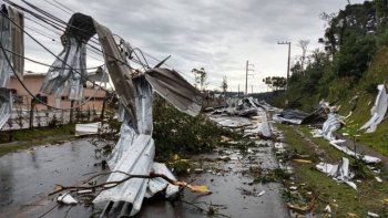 Ciclón en Brasil deja 10 muertos.