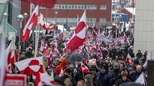 Marchas en Nuuk, la capital de Groenlandia, contra las amenazas de Donald Trump. Marchas en Nuuk, la capital de Groenlandia, contra las amenazas de Donald Trump.