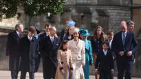 La familia real británica asistió unida a la misa de Pascua en Windsor.