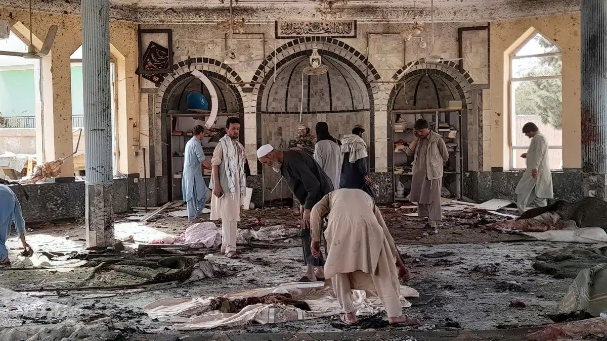 An attack on a mosque left at least 21 dead