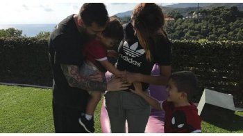 Messi y Antonela serán papás por tercera vez