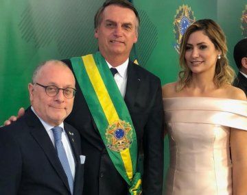 El canciller Jorge Faurie viajó a la asunción de Bolsonaro en representación de la Argentina.