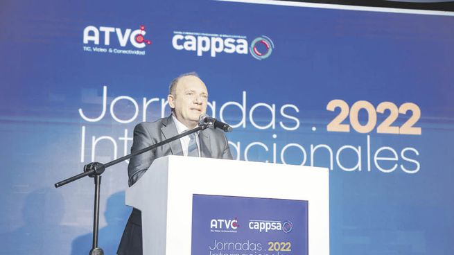 Jornadas. Sergio Veiga de CAPPSA (Cámara Argentina de Productores y Programadores Audiovisuales).