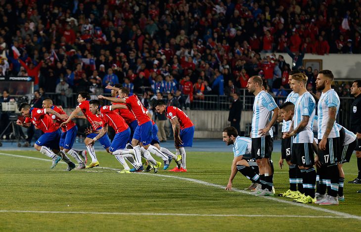 Chile beat Argentina by penalties and achieved its first title. Chile beat Argentina by penalties and achieved its first title.