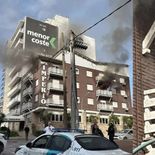 El incendio se originó en el segundo piso. El incendio se originó en el segundo piso.