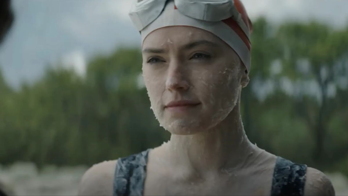 A female sporting feat well recreated in a film