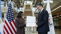 Simone Biles llegó a Argentina.