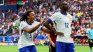 Kolo Muani celebrates at Euro 2024 Kolo Muani celebrates at Euro 2024