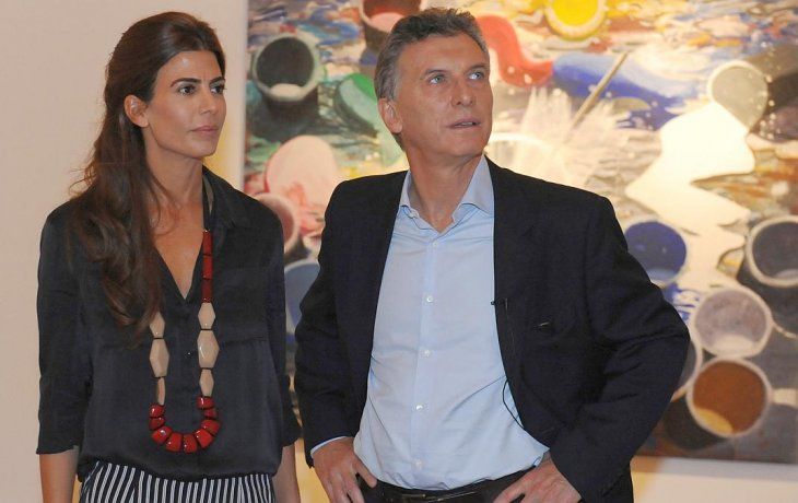Juliana Awada y Mauricio Macri.