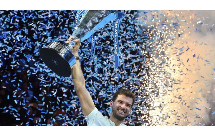 Dimitrov entró en la historia con su título en el Masters de Londres.