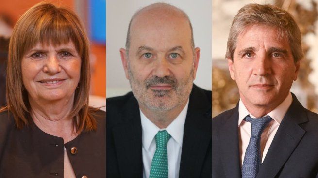 De cara a la reforma laboral, Patricia Bullrich, Federico Sturzenegger y Luis Caputo aún debaten sobre los fondos del SIPA.