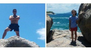 Javier Caballero, de 42 años, y su hija Trinidad, de 7 años.