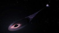 la nasa detecto un agujero negro con estrellas recien nacidas que anda suelto por el espacio