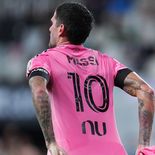 Rodrigo De Paul homenajeó a Lionel Messi durante el partido entre Inter Miami y Monterrey por la Leagues Cup.