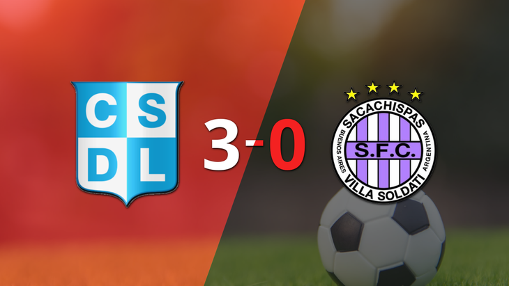 Doblete de Ignacio Sallaberry en la goleada de Liniers frente a Sacachispas