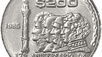 Esta moneda antigua de 200 pesos se vende a 100 mil pesos en internet.