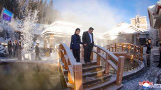 Kim Jong-Un inauguró un lujoso hotel enm Corea del Norte.