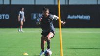 Messi entrenando en Inter Miami