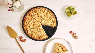 Una opción de postre ideal:&nbsp;el crumble de manzanas, pasas y uvas.