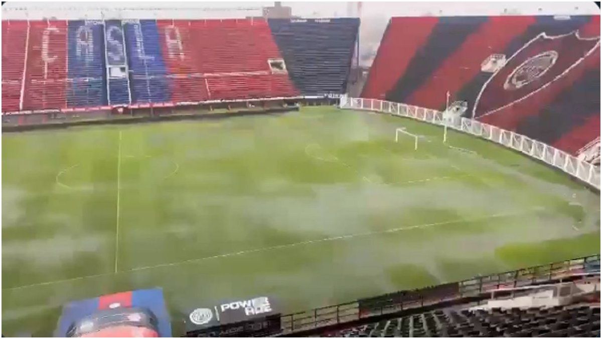 El partido entre San Lorenzo y Godoy Cruz fue suspendido por el