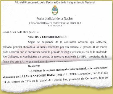 Detienen a Lázaro Báez por lavado y sospecha de fuga (foto 1)