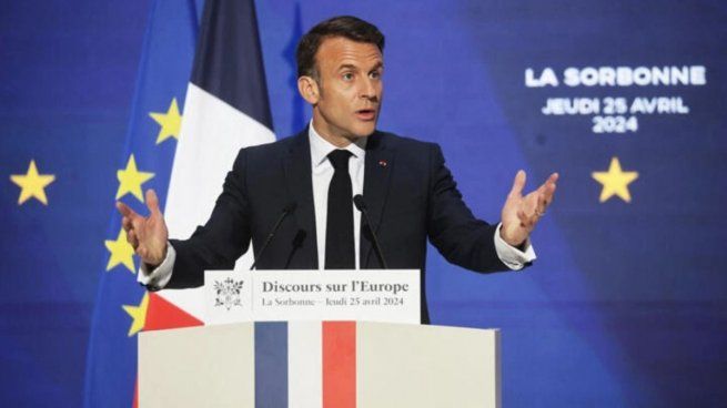 El Presidente Francés brindó un discurso en la Universidad de Soborna y pidió por una mayor unión de la UE de cara a los nuevos conflictos globales.