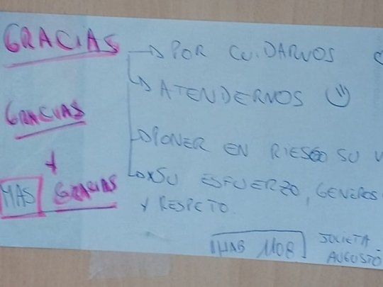 El agradecimiento de los pasajeros