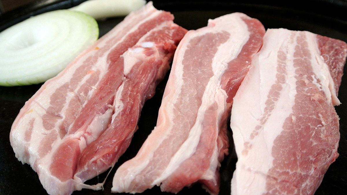 There is concern about the shortage and increase in prices of pork due to the floods in Brazil