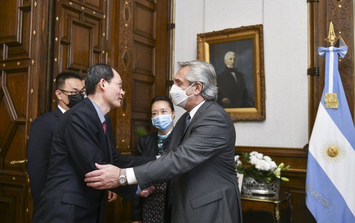 El Presidente recibió a la minera que construye la planta carbonato de litio en Catamarca