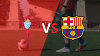 robert lewandowski marca un doblete en la victoria 2-1 de barcelona ante celta