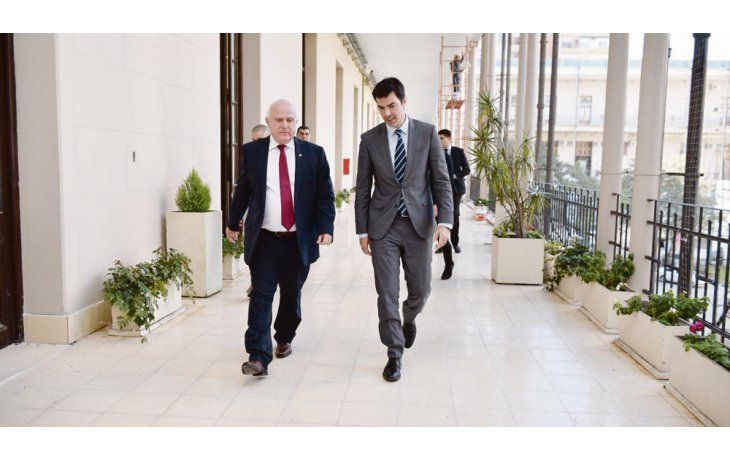 Camina. Encuentro entre Lifschitz y Urtubey fue el primer acercamiento para avanzar hacia acuerdo electoral.
