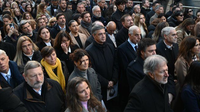 El acto se realizó bajo el lema “La impunidad sigue; el terrorismo también”.