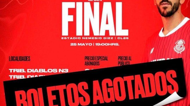 Si bien la venta al público general estaba programada para el jueves a las 10 de la mañana, cuatro minutos antes, Toluca colgó el letrero de boletos agotados en sus redes sociales.