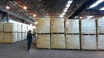 Depósito de alimentos del Ministerio de Capital Humano.