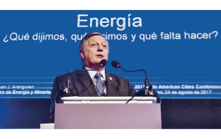 Expositor. Lo fue Aranguren en el Consejo de las Américas. Después habló de revisión tarifaria.