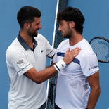 Tengo muchas ganas de jugar, había dicho Novak Djokovic antes del partido.