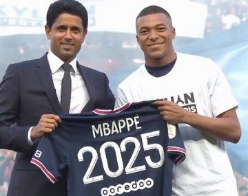 Filtraron el impresionante contrato récord que firmó Mbappé con el PSG