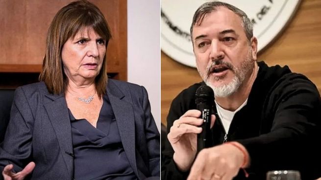 Patricia Bullrich y Rodolfo Aguiar.&nbsp;