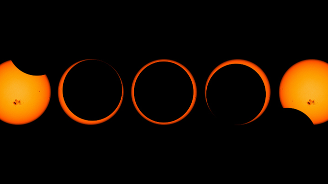 La NASA indicó que el eclipse solar anular tendrá un auge de 7:25 minutos.