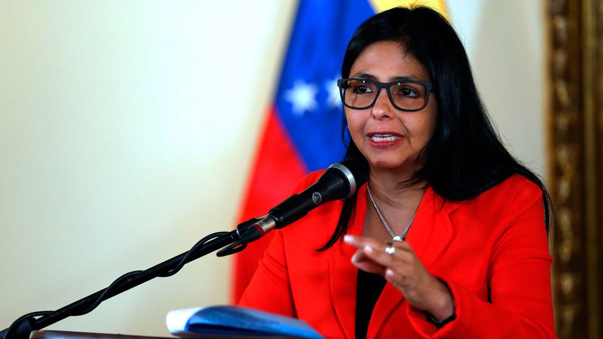 La vicepresidenta de Venezuela llama a proteger el petróleo ante posibles ataques de EEUU