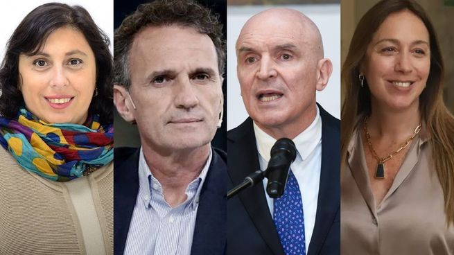 Paula Oliveto, Gabriel Katopodis, José Luis Espert y María Eugenia Vidal. 