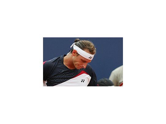 David Nalbandian no pudo retornar al circuito por un dolor abdominal.