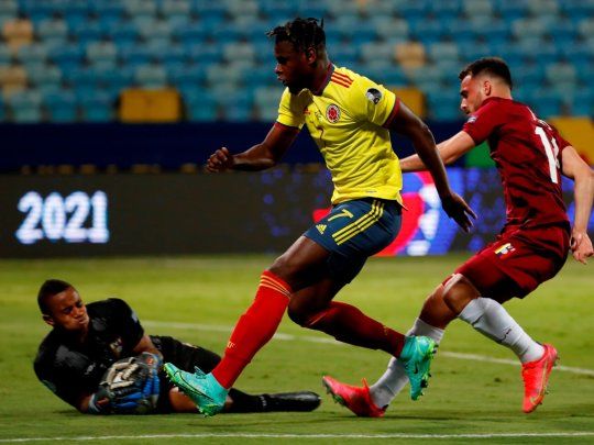 Colombia hizo todo para ganar pero no logró vencer a Venezuela.