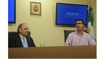 Capitanich ofreció una conferencia de prensa junto a Bacileff Ivanoff.