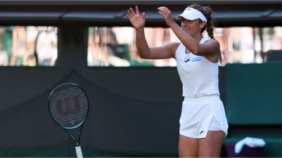 Solana Sierra continues to dream of Wimbledon: Bucsa won and qualified for the round of 16